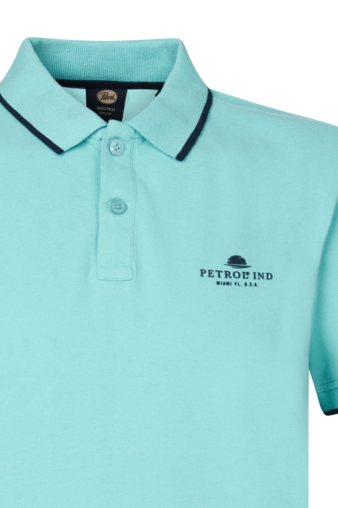 POLO MET PUNTKRAAG M 1050 POL105 5180 Aqua